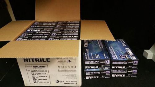 Sensimax Premium Nitrile Gloves Size XS 100 Box 14 Boxes in Lot 1400 Gloves