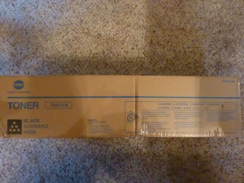 Genuine Konica Minolta TN611K Black Toner Cartridge - NEW - OEM - SEALED!