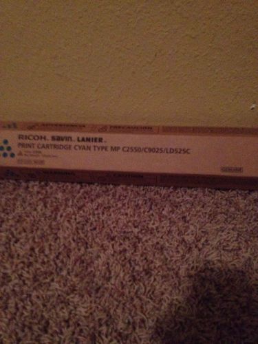 New Genuine Ricoh Savin Lanier MP Cyan C2550/C9025/LD525C EDP CODE 841281