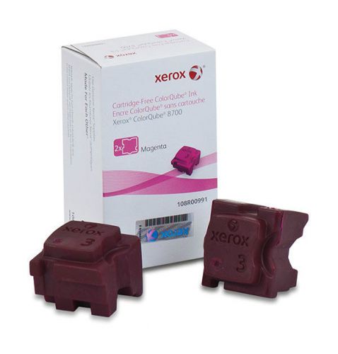 Xerox Magenta ink for Color Cube 8700 printer Pt #108R991 genuine OEM