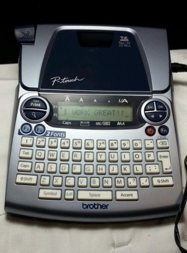 Brother p-touch model 1880 labeling system w/ power cord - excellent condition! for sale