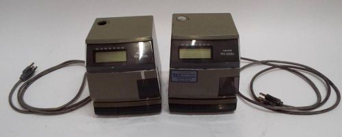 Lot of Two PIX3000X Time Clocks LOT 5