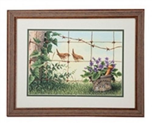 Health Care Logistics Y251 Birds on a Fence Framed Print-1 Each