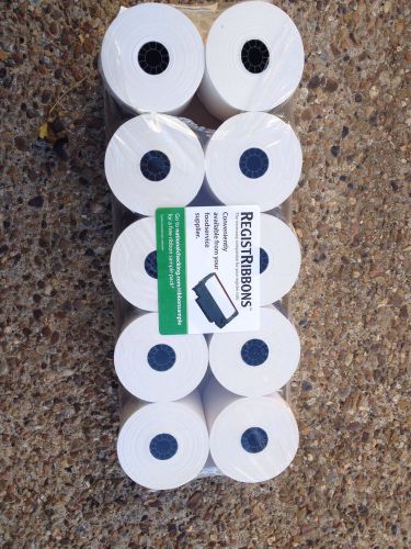 White One-Ply Bond RegistRolls, 3&#034; x 165&#039; - NTC1300SP- 20 Rolls