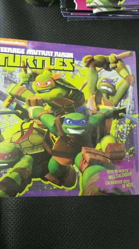 BRAND NEW 2015 CALENDAR, TEENAGE MUTANT NINJA TURTLES, NICKELODEON, 12 MONTH