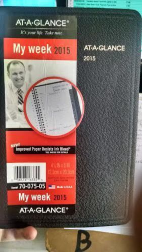 NEW At-A-Glance My Week 2015 Planner