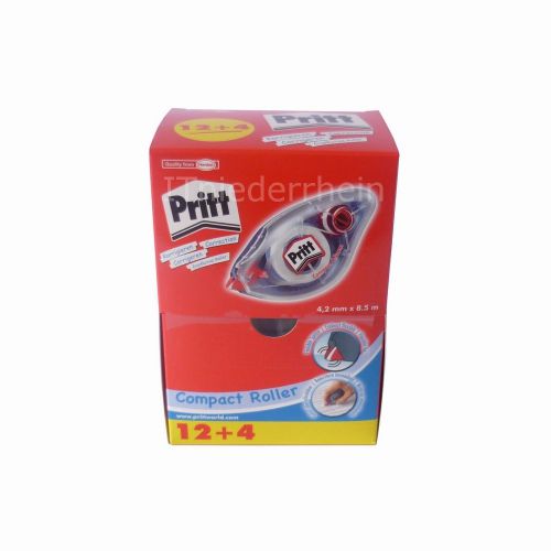 Pritt Compact Einweg-Korrekturroller 4,2 mm, 12+4 Pack (nk)