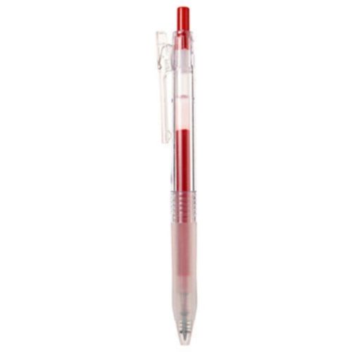 MUJI Moma Smooth writing Gel ballpoint pen Knock (Red) 0.5mm Japan WoW