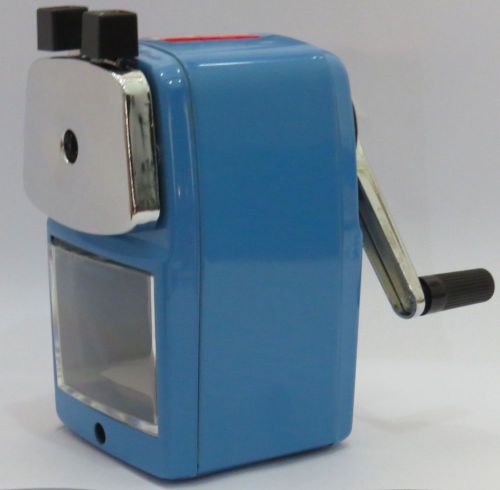 Original Classroom Friendly Pencil Sharpener, Blue, Quiet Classroom, Manual