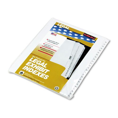 90000 Series Legal Exhibit Index Dividers, 1/25 Side Cut, Label &#034;76&#034;-&#034;100&#034;