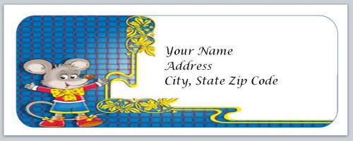 30 Cartoon Personalized Return Address Labels Buy 3 get 1 free (bo7)