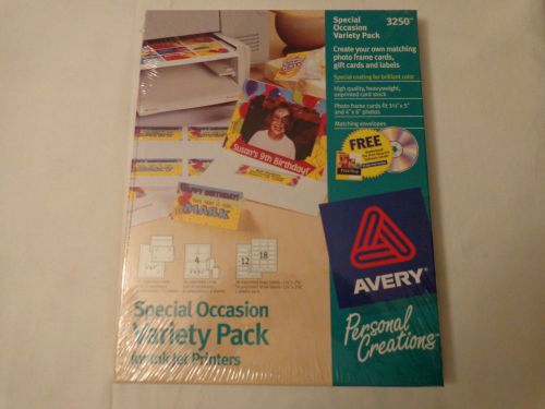 Avery 3250 special occasion variety pack for ink jet printers for sale