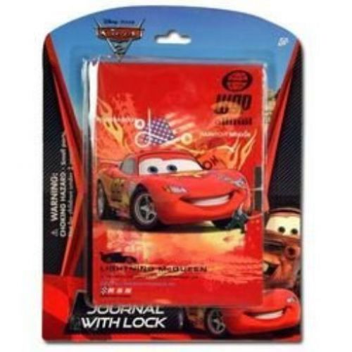 Cars 2 Journal 50 Sheets w/ Lock on Blister Card