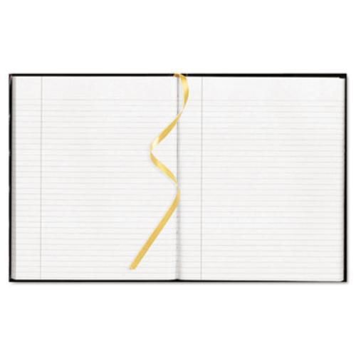 Rediform a45300 texhide notebook, black.burgundy, 300 pages, 9 1/4 x 6 for sale