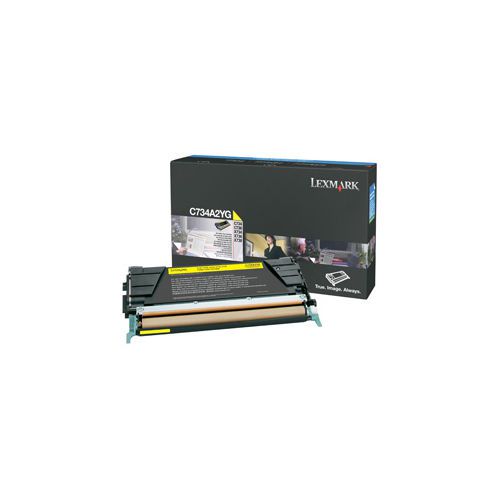 LEXMARK - BPD SUPPLIES C734A2YG YELLOW TONER CARTRIDGE FOR C734