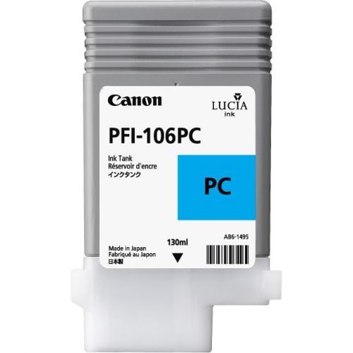 CANON LASER - CONSUMABLES 6625B001 PFI106PC PIGMENT INK TANK 130ML