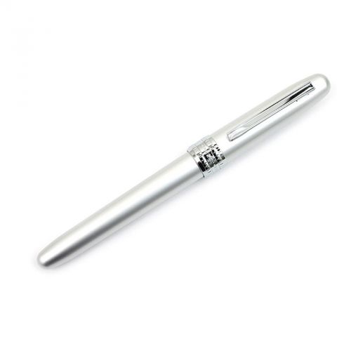 Platinum plaisir fountain pen, ice white barrel, fine point, black ink for sale