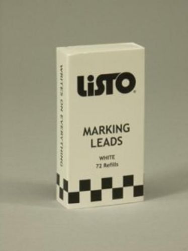 NEW Listo 162 Refill, Box of 72, White