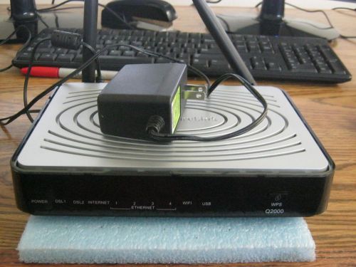 CenturyLink Model: Q2000 Actiontec Model w/ AC Adapter.  Good Used Stock   &lt;