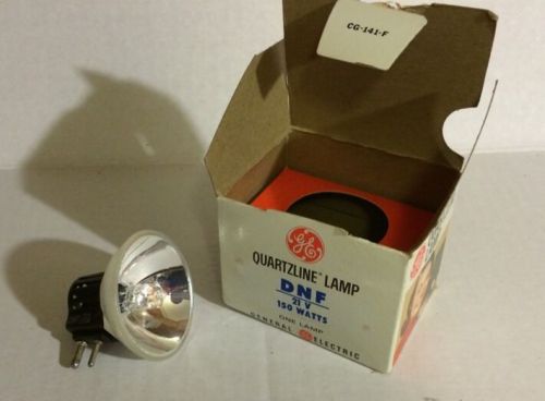 GE General Electric Quartzline Projector Lamp Bulb DNF 21V 150W NOS New
