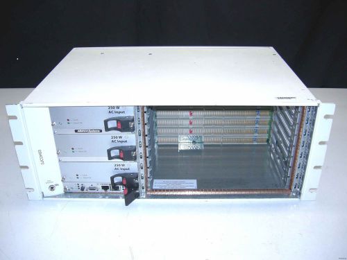 Intel netstructure mpchc5091 4u compactpci 8 slot cpci chassis w/ zt 7102 module for sale