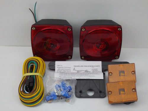 Blazer c6423 trailer light kit for under 80&#034; trailers 12v stop tail turn signal for sale