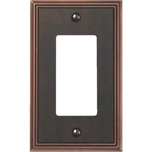 Metroline Antique Bronze Decorator Wall Plate-AB GFI WALLPLATE