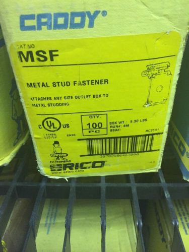 ERICO CADDY MSF METAL STUD FASTENER QTY 100