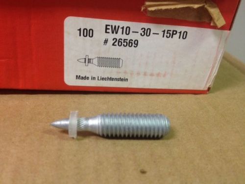 HILTI EW10-30-15P10 #26569 THREADED STUD ANCHOR BOX OF 100