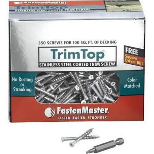 FastenMaster Trim Top Stainless Steel Coated Trim Screws