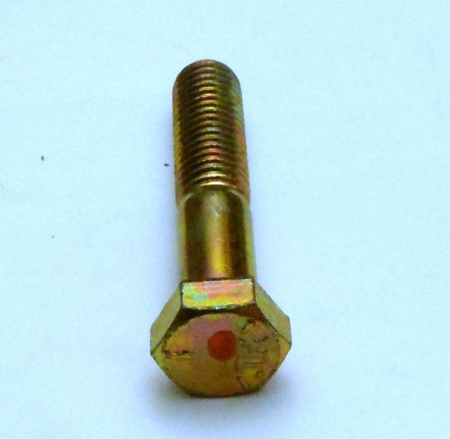 10 NEW 1/2&#034;-13 x 3&#039;&#039;HHCS Yellow Chromate Zinc PLT. Finish Grade 5, Hex Cap Screw