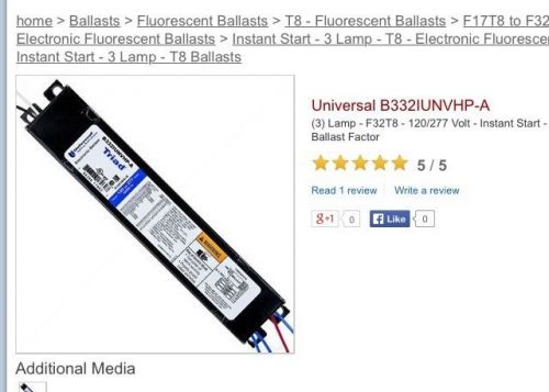 Electronic Ballast (3) Bulb