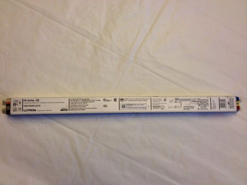 New lutron ecosystem h3dt825cu210 hi-lume 3d t8 25w 2 lamp t8 dimming ballast for sale