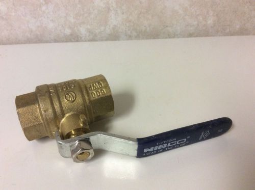 NIBCO 3/4&#034; Brass Ball Valve Female Thread BNIP Free Shipping