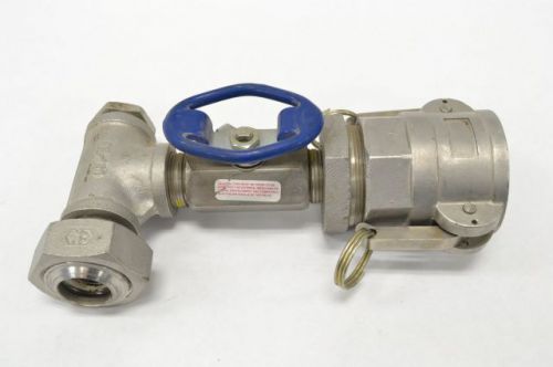 NALCO 1 76-6-RT-6-S10 COUPLING STAINLESS THREADED 1 IN NPT BALL VALVE B225572