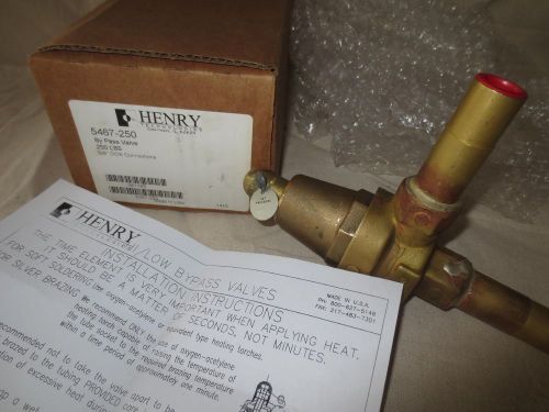 Henry 5467-250 By Pass Valve 5/8&#034; ODS Connectors