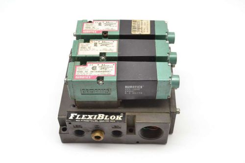 Numatics 081sa400m000061 flexiblok manifold 24v-dc solenoid valve b444522 for sale