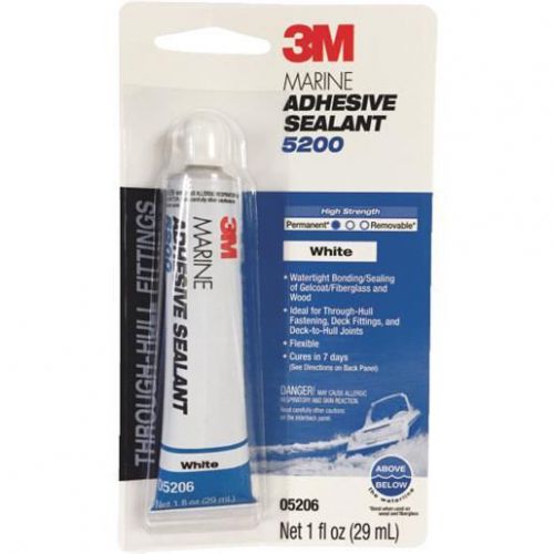 1OZ WHT ADHESIVE/SEALANT 05206