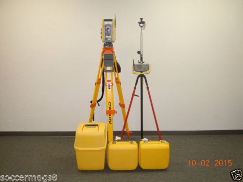 Trimble s6 robotic total station 3&#034; sec tcu survey controller sps s6 for sale