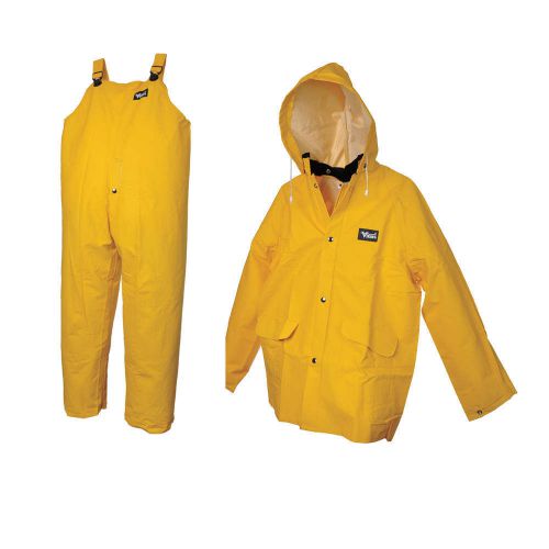 3 Pc. Rainsuit w/Detach Hood, Ylw, M 2110Y-M