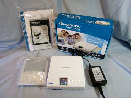 NEW IN BOX Pandigital Portable Printer PANPRINT01 ZINK ZERO INK PRINTING