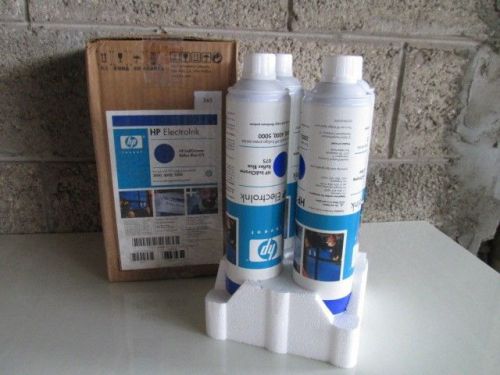 HP Indigo ElectroInk IndiChrome Q4008A Reflex Blue 075 4 Cans for 3000/4000/5000