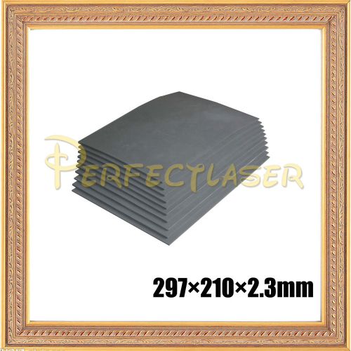 5 pcs 2.3mm Grey Rubber Sheet Printing Laser Engraver Engraving Sealer Stamp A4