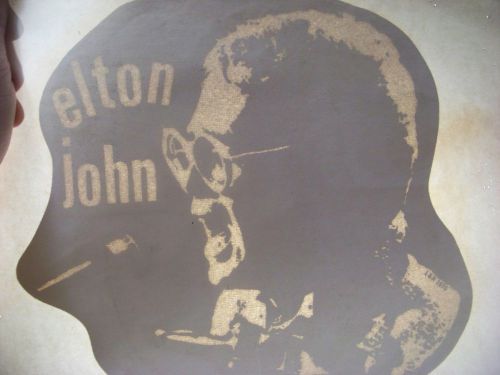 &#034;Elton John&#034;  Transfer (Iron-on heat transfer only)