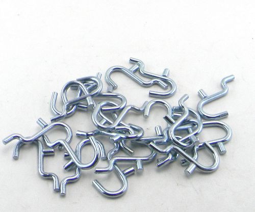 LOT 23 HINDLEY 13570 SL-15H SINGLE LOOP METAL HOOKS FITS 1/4&#034; PERFORATED BOARD