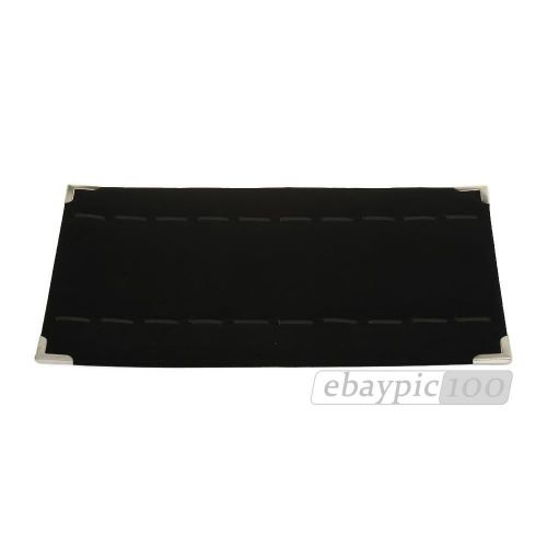 Black Velvet 10 Slot Holder Display Stand Holder Case Board for Jewelry Watch