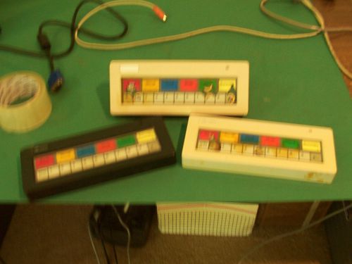 LOT of 3 Logic Controls Bump Bars KVS KSS IBM NCR Micros Posiflex Positouch POS