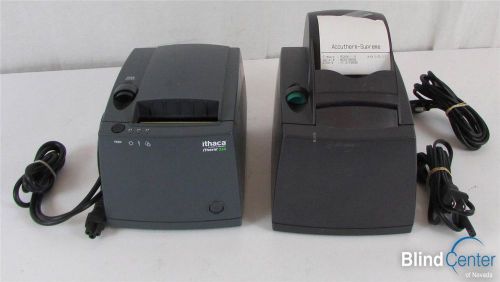 Lot of 2 Transact Ithaca 280 Thermal Printers 280-UL-1 &amp; 280-02
