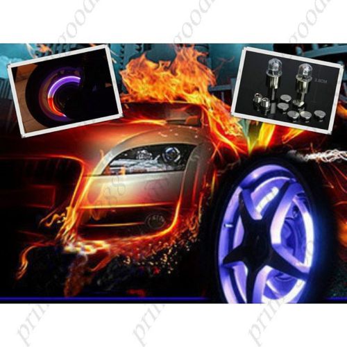 4 Bike Car Cap Cover Caps Covers Light Led Valve Free Shipping Iridescent