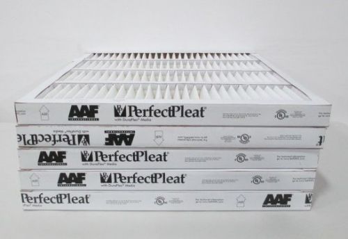 LOT 5 NEW AAF ULTRA MERV 8 PERFECTPLEAT W/ DURAFLEX MEDIA 24X24X2 FILTER D233798